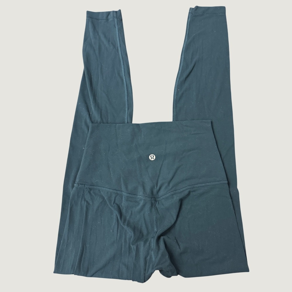 Lululemon Align High-Rise Pant 28 Nulu Leggings Dark Teal Green Size 4
